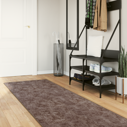 Mattlöpare MARSA Grå 100 x 350 cm Polyester och PVC