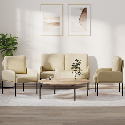 Soffgrupper 3 st Kräm Plywood