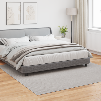 Områdesmattor Fyrkantig LUGO Kräm 240 x 240 cm Polyester