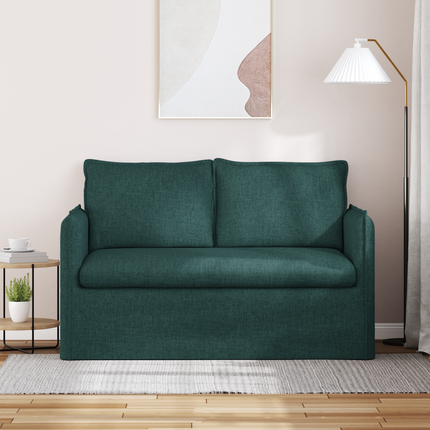 Soffa Mörkgrön 136 x 82 x 85 cm tyg