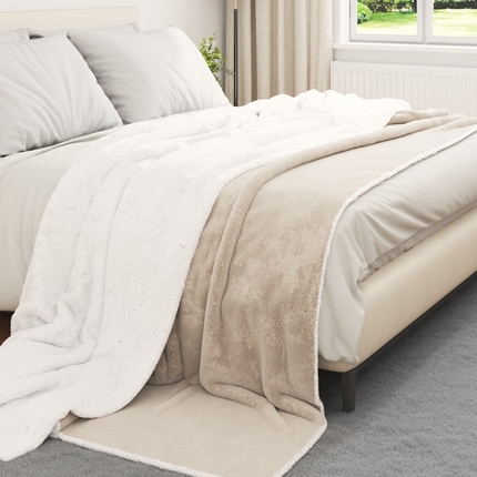 Kastfilt Beige 240 x 270 cm 3.17 Fleece