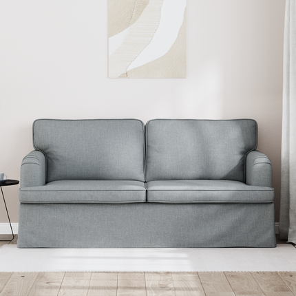 Soffa Ljusgrå 162 x 80 x 85 cm tyg
