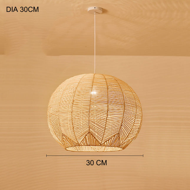 Chandelier Japanese Zen Designer Creative Rattan