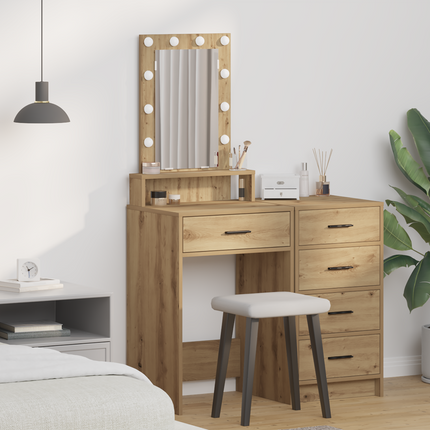 Smyckebord Brun 50 x 41 x 140 cm Konstruerat trä