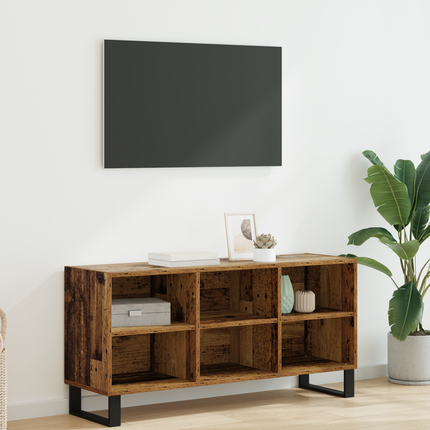 TV-skåp 103,5 x 30 x 50 cm Gammalt trä Konstruerat trä