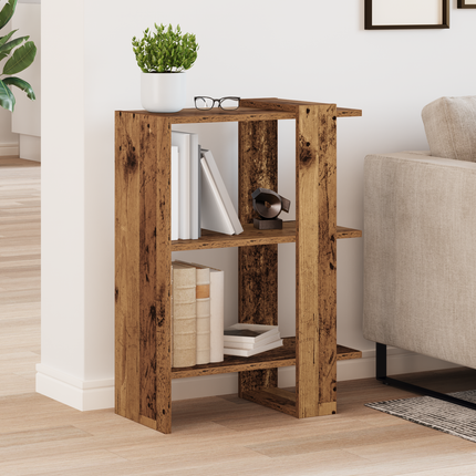 Hyllsystem 2 nivåer 52 x 25 x 71,5 cm Konstruerat trä