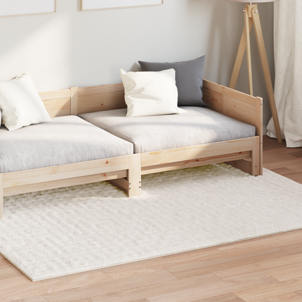 Områdesmattor Rektangulär SIROLO Gräddvit 200 x 140 cm