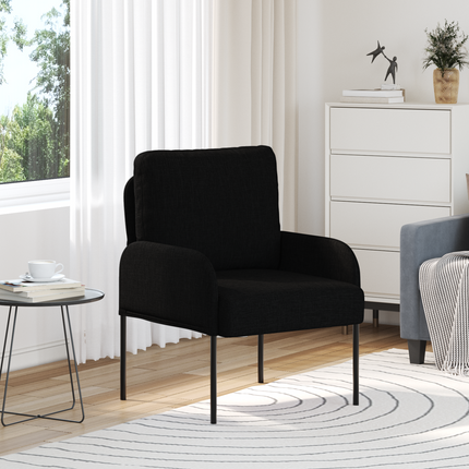 Soffor med kudde 55cm Svart Plywood