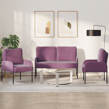Soffgrupper 3 st Lila Plywood