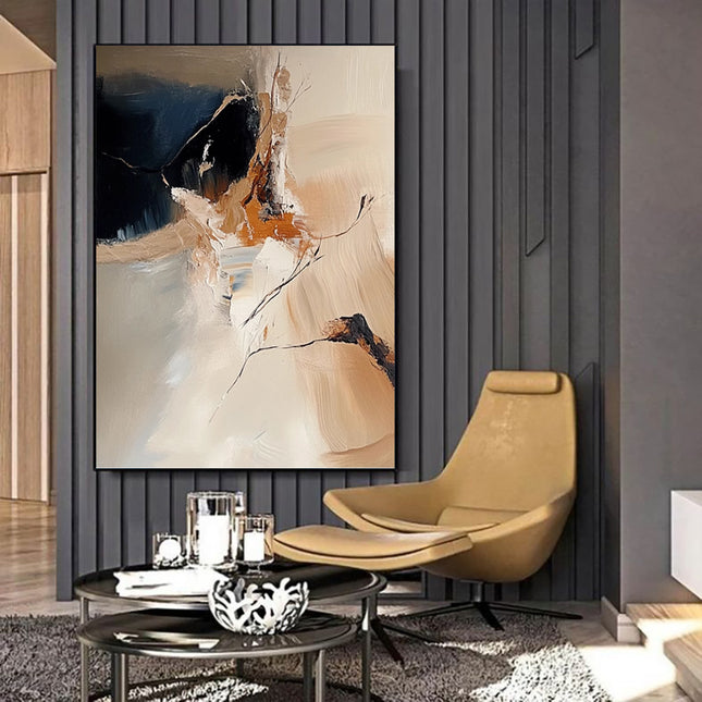 Handmade Oil Painting Canvas Wall Art Decoration Modern Abstract Morandi Colors For Home Living Room Decor Rolled Frameless Unstretched Painting