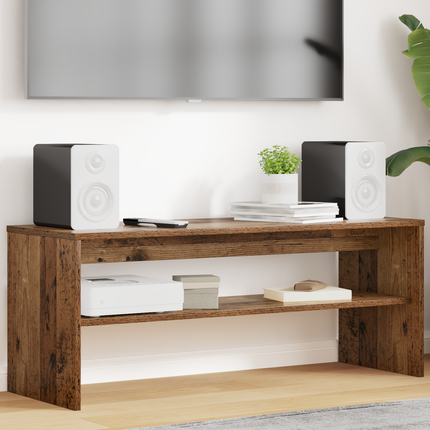 TV-skåp 100 x 35 x 40 cm Gammalt trä Konstruerat trä