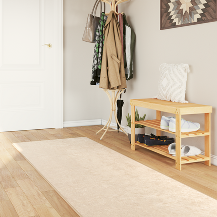 Mattlöpare MARSA Kräm 250 x 100 cm Polyester och PVC