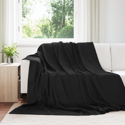 Filtar 6 st Svart 240 x 220 cm 4.28 Fleece