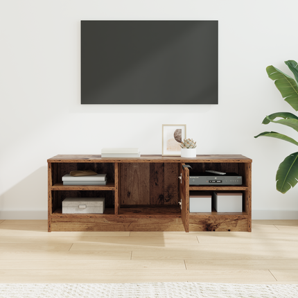 TV-skåp 102 x 35 x 36,5 cm Gammalt trä Konstruerat trä
