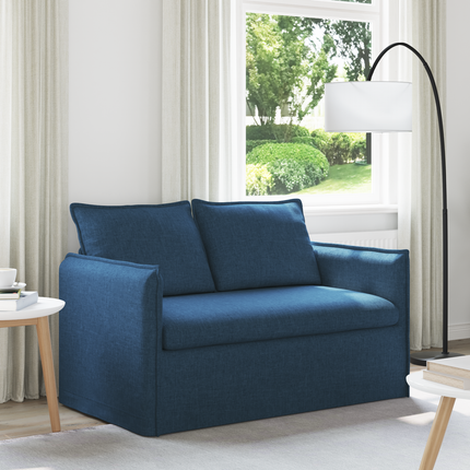 Soffa Blå 136 x 82 x 85 cm tyg