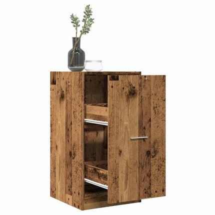 Apoteksskåp åldrat trä 40x41x77,5 cm konstruerat trä