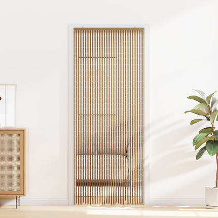 Insektsdörrgardin flerfärgad 90 x 200 cm Bambu