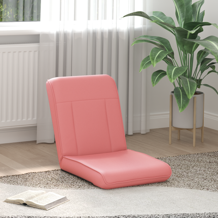 Justerbar golvstol Rosa Konstläder