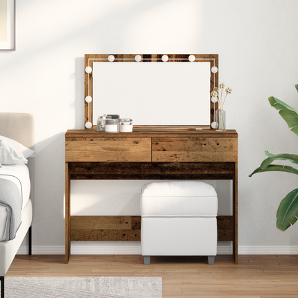 Smyckebord Gammalt trä 100 x 40 x 120 cm Konstruerat trä
