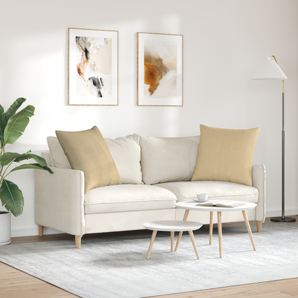 Sofakuddar 2 pcs Grågrön 60 x 60 cm Kordread tyg