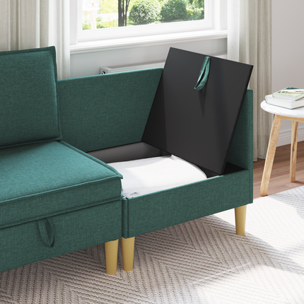 Soffa med förvaring Tyg