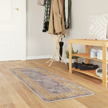 Mattlöpare MARSA Grå 50 x 200 cm Polyester och PVC