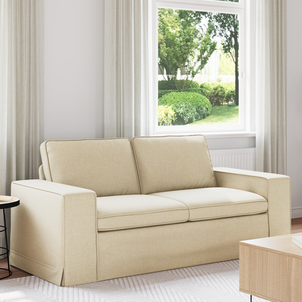 Soffa Kräm 182 x 80 x 82 cm tyg