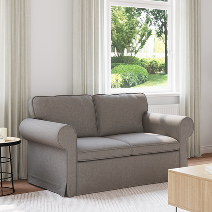 Soffa Taupe 155 x 82 x 80 cm tyg