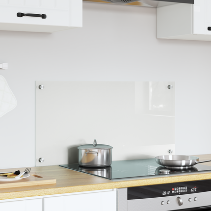 Köksskydd Transparent 80 x 40 cm härdat glas