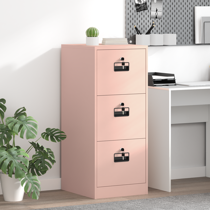 Arkivkåp med låda Rosa 44 x 50 x 106.5 cm Kallvalsat Stål