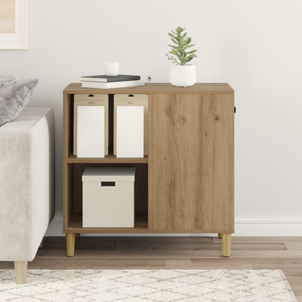 Katt hus Artisan Ek 72 x 42,5 x 70 cm Konstruerat trä