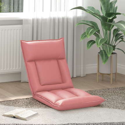 Justerbar golvstol Rosa Konstläder
