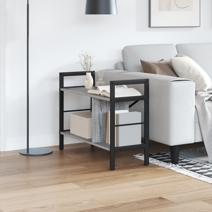 Hyllsystem 3 nivåer 75 x 30 x 58,5 cm Konstruerat trä