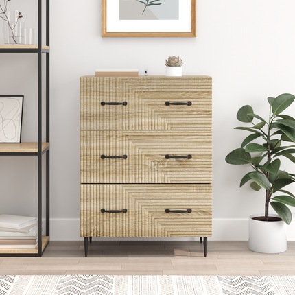 Lådans skåp Sonoma-ek 66 x 34,5 x 89,5 cm Konstruerat trä