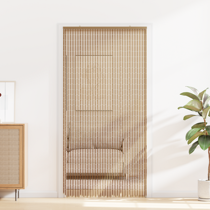 Insektsdörrgardin flerfärgad 100 x 200 cm Bambu