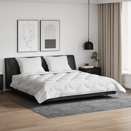 Sommar Duvet med kudde 3 st Vit Mikrofiber