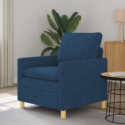 Soffa Blå 76 x 81 x 87,5 cm Tyg