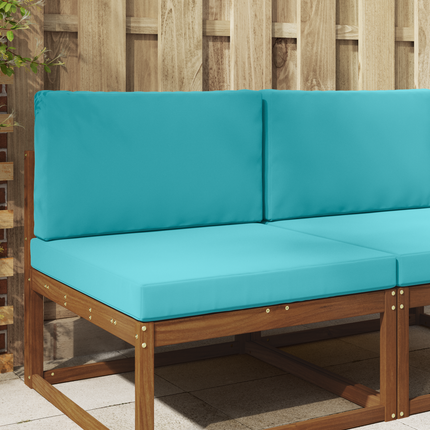 Utomhus Soffa Kudde Polyester Turkos 80 x 80 x 8 cm