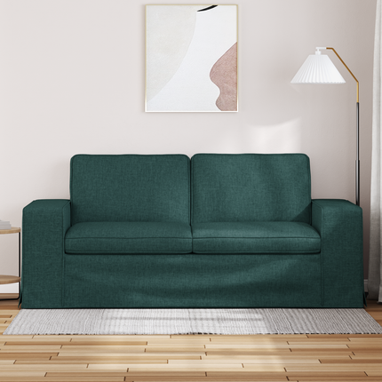 Soffa Mörkgrön 182 x 80 x 82 cm tyg