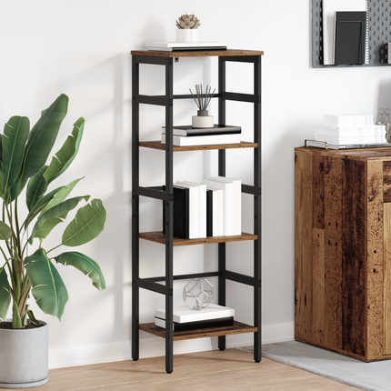 Hyllsystem 3 nivåer 40 x 29,5 x 115 cm Konstruerat trä