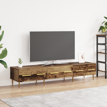 TV-skåp 150 x 36 x 30 cm Gammalt trä Konstruerat trä