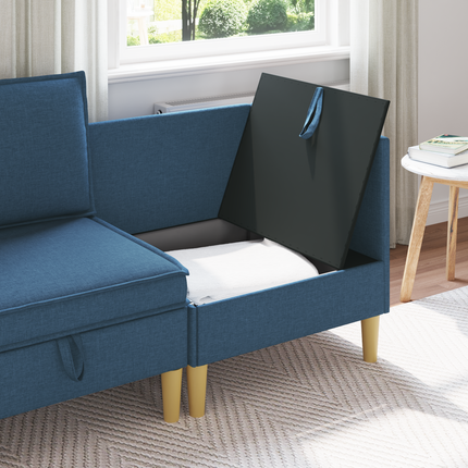 Soffa med förvaring Tyg