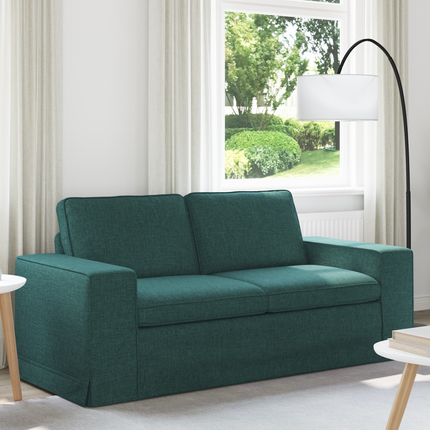 Soffa Mörkgrön 182 x 80 x 82 cm tyg