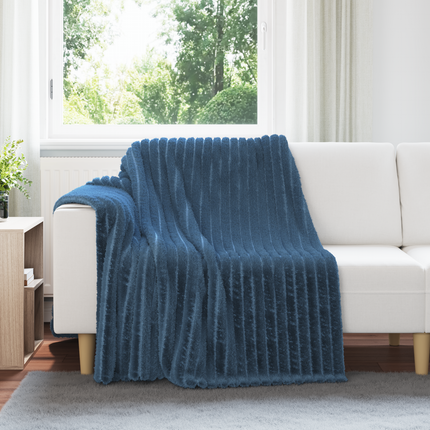 Filtar 6 st Mörkblå 200 x 150 cm 4.75 Fleece