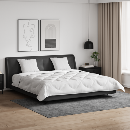 Duntäcke med kudde 3 st Vit Mikrofiber
