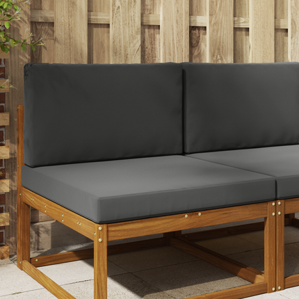 Utomhus Soffa Kudde Polyester Antracit 80 x 80 x 8 cm