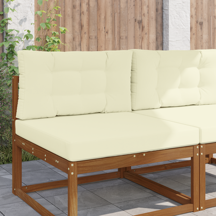 Utomhus Soffa Kudde Polyester Kräm 80 x 80 x 8 cm
