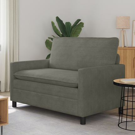 Soffa Ljusgrå 126 x 81 x 87,5 cm Tyg