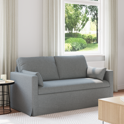 Soffa Ljusgrå 158 x 78 x 80 cm tyg
