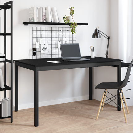 Matbord 140 x 80 x 75 cm METALL Rektangulär